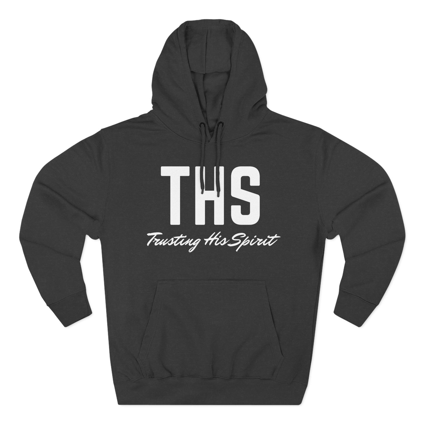 Adult THS Christian White Letters Hoodie