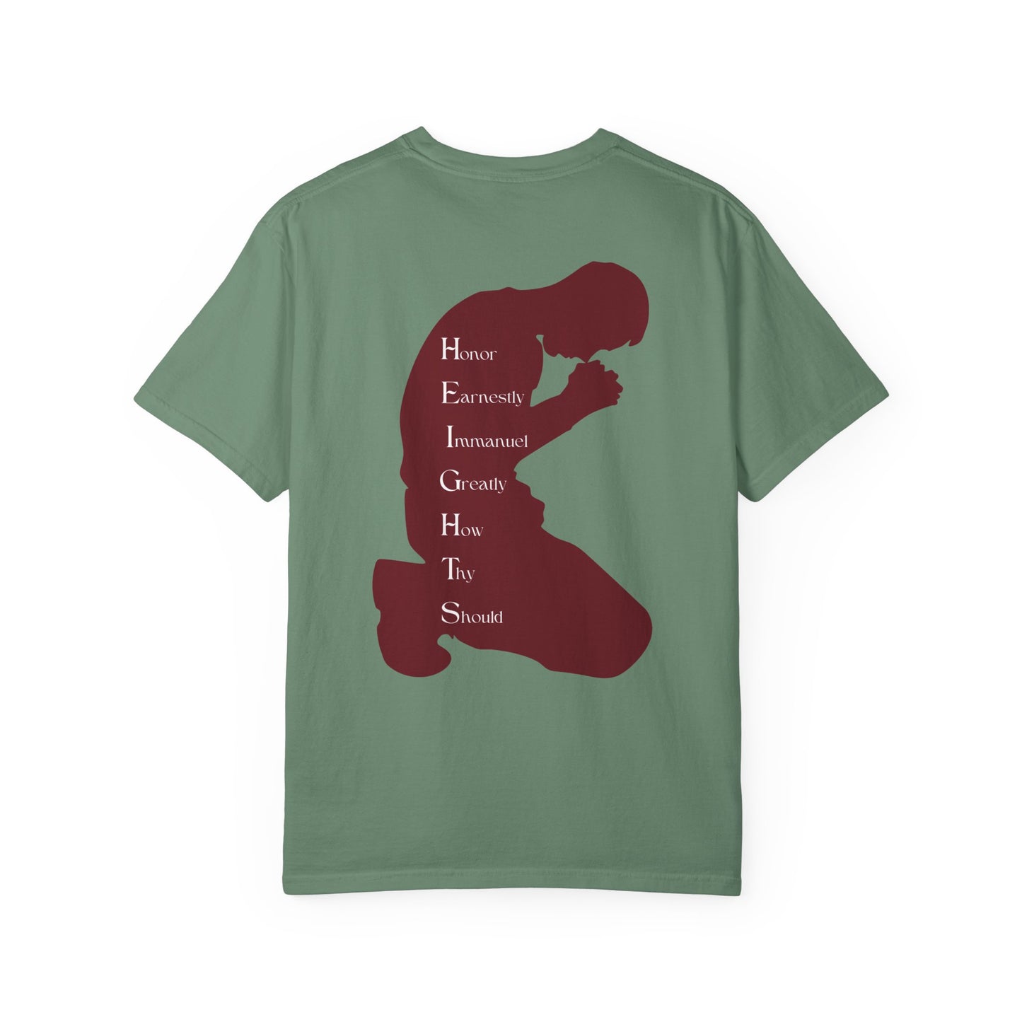 Heights Christian Marron Letters & Image