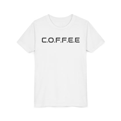 Youth Adult Coffee Christian Black Words Only