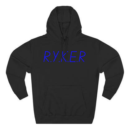 RYKER Christian Blue Letters Hoodie