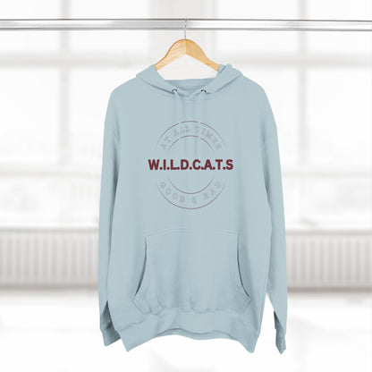 Wildcats Christian Marron Letters & Picture Hoodie