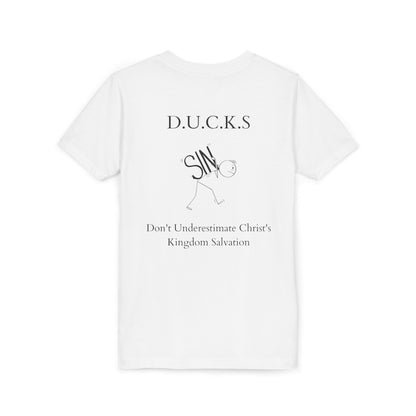 Youth Ducks Christian Black Words
