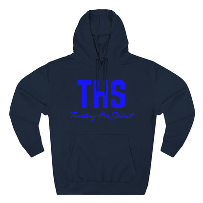 Adult THS Christian Blue Letters Hoodie
