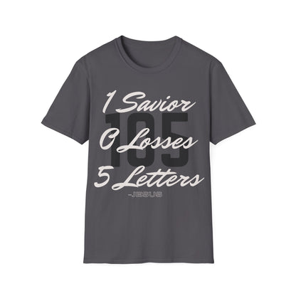 Adult 105 Christian White and Black Letters