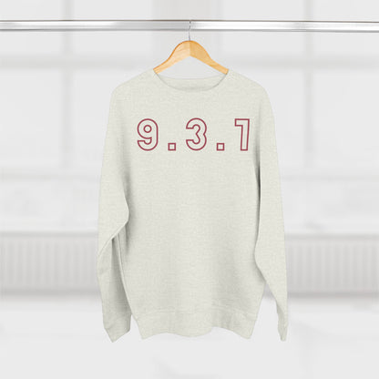 931 Crewneck Marron Words