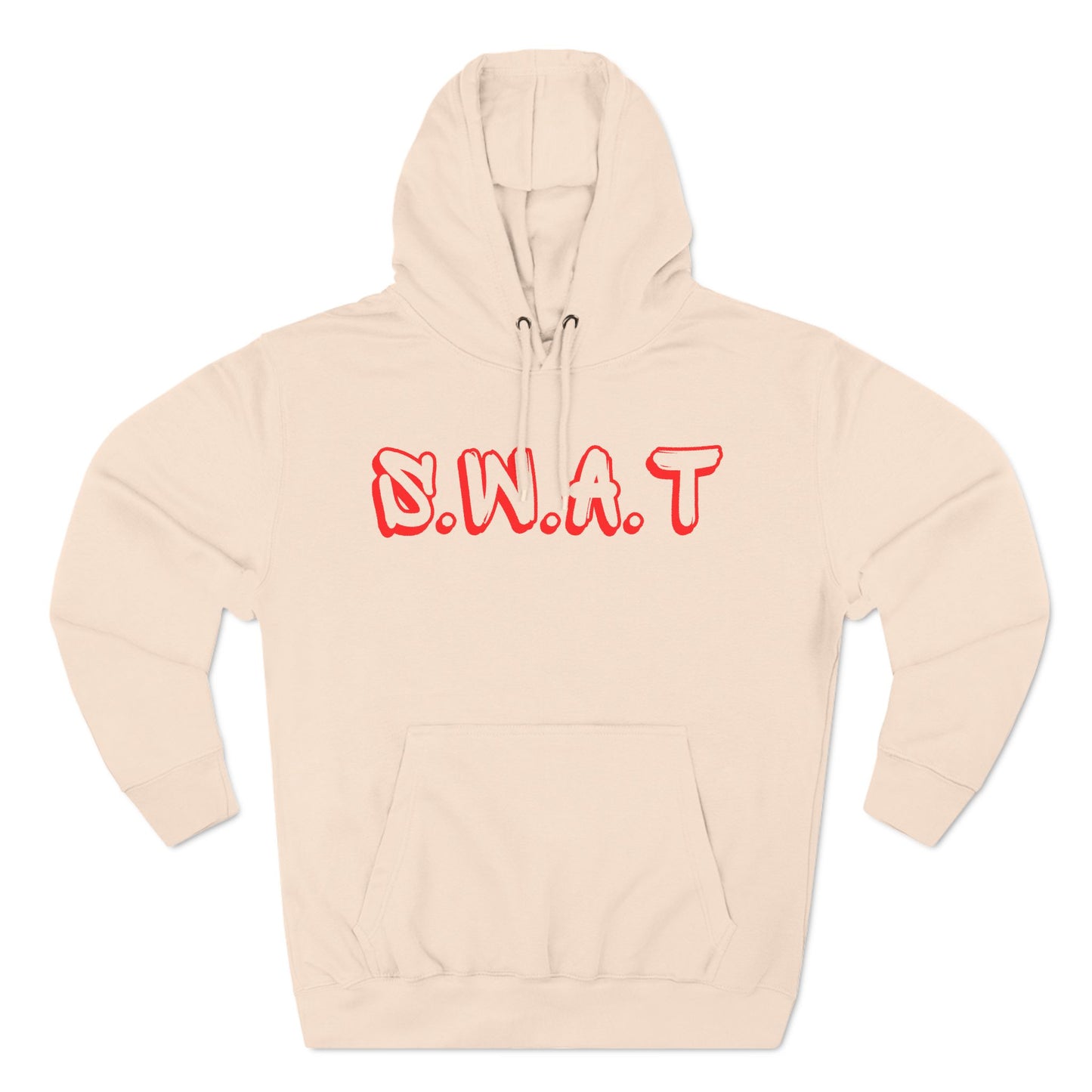 Swat Christian Red Words Hoodie