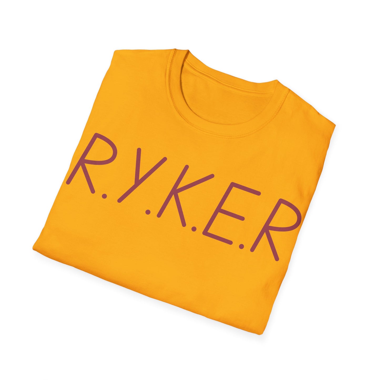 RYKER Christian Marron Letters