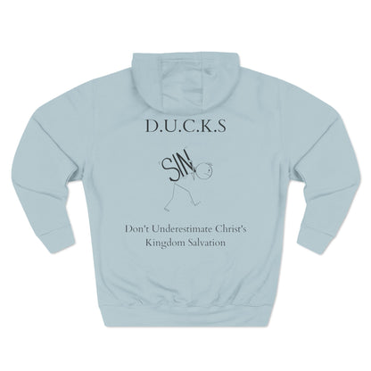 Ducks Christian Black Words Hoodie