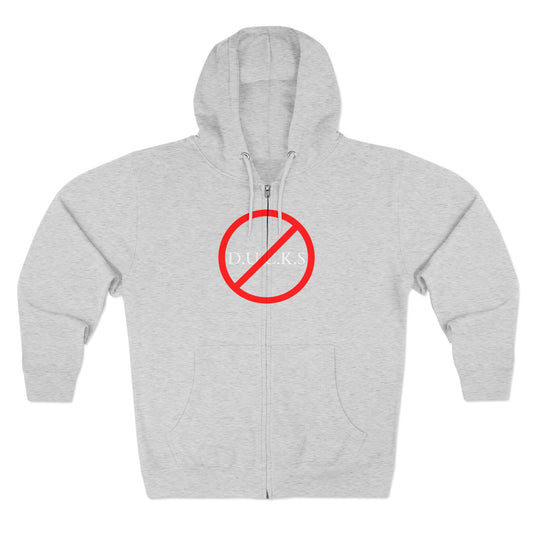 Ducks Christian White Words Hoodie Zipper