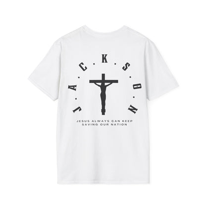 Jackson Believing Christian Black Letters & Cross