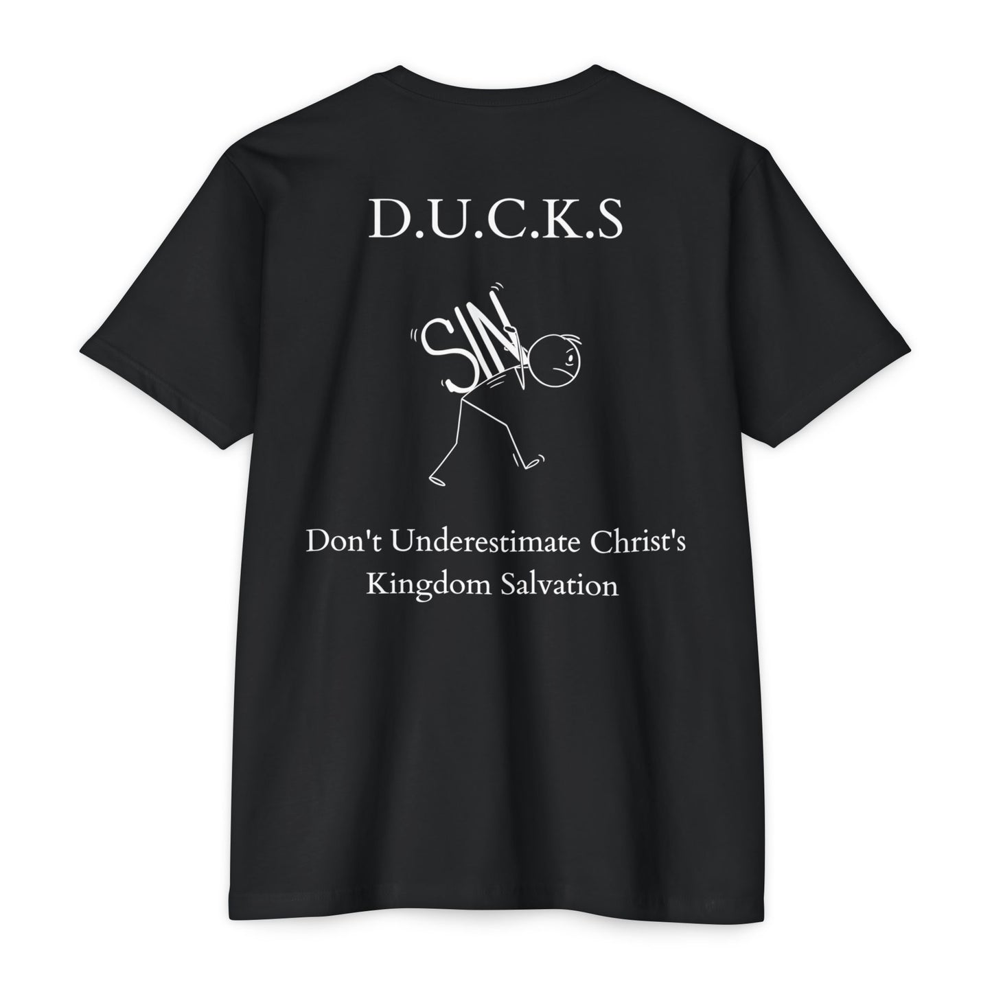 Adult DUCKS Christian White Premium Tee