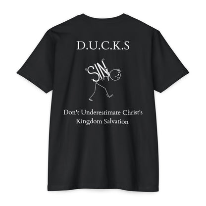 Adult DUCKS Christian White Premium Tee