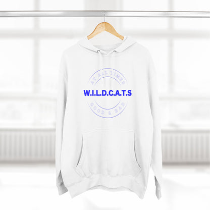 Wildcats Christian Blue Letters & Picture Hoodie