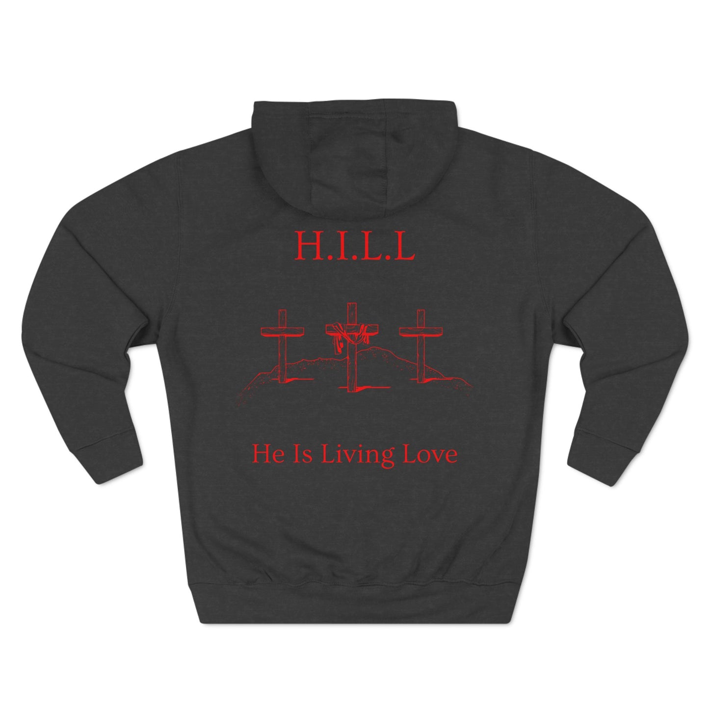 Hill Christian Red Words Hoodie