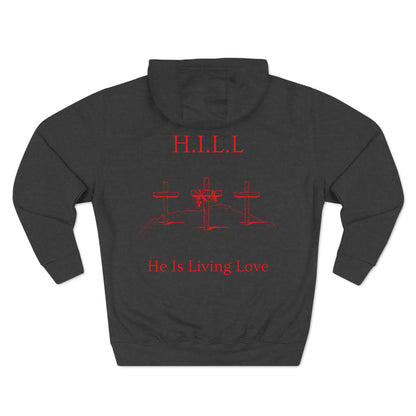 Hill Christian Red Words Hoodie