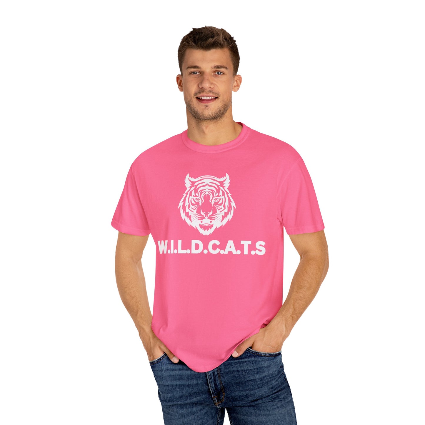 Wildcats Christian White Letters & Picture Specialty