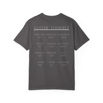 Clothe Yourself White Tshirt(scripture)