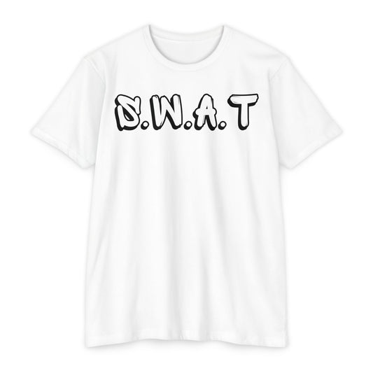 Adult Swat Christian Black Words Premium tee