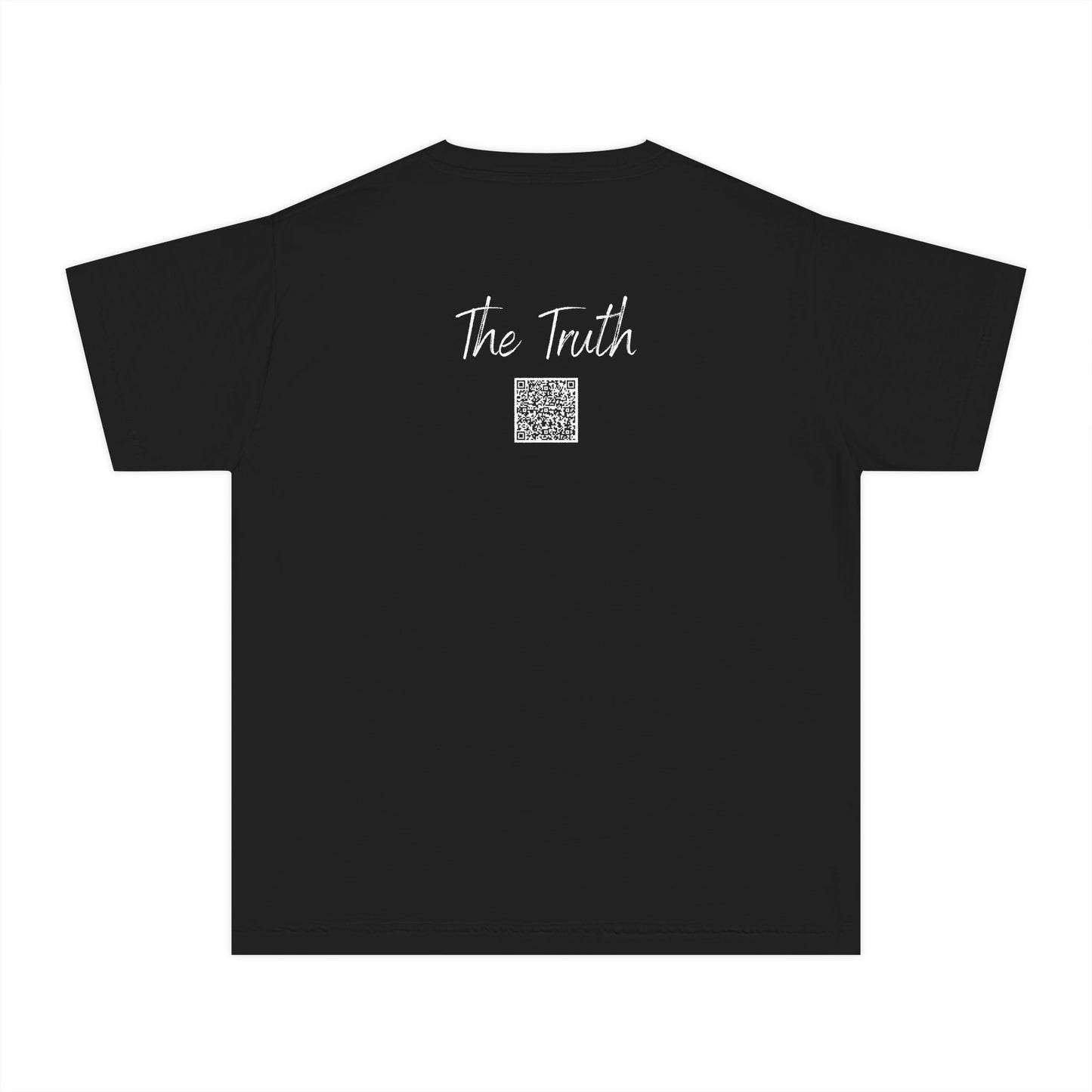 Youth TRUTH Christian White Words Heavyweight Tee