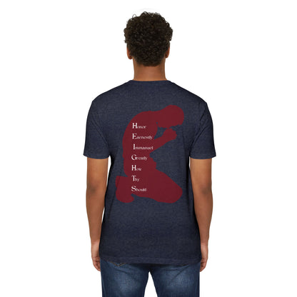 Heights Christian Marron Letters & Image Blended