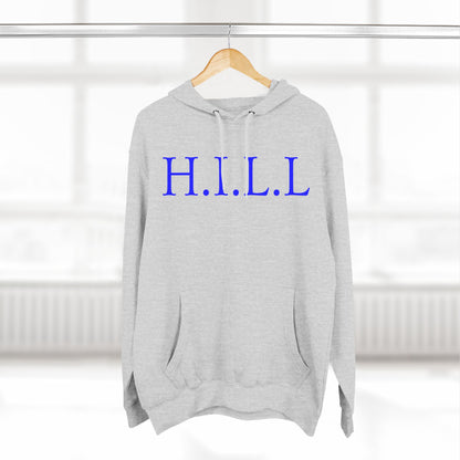 Hill Christian Blue Words Hoodie