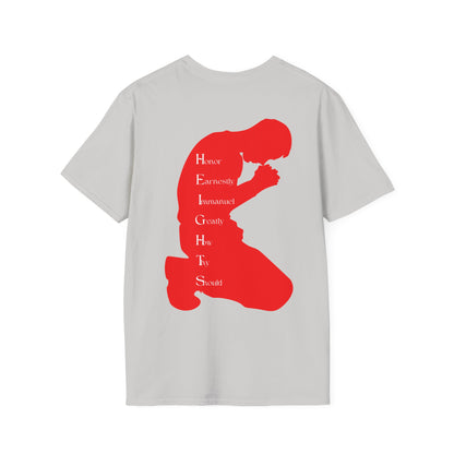 Heights Christian Red Letters & Image