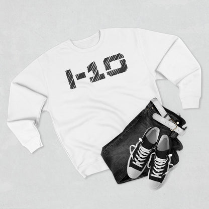 Adult I-10 Christian Black Words Crewneck