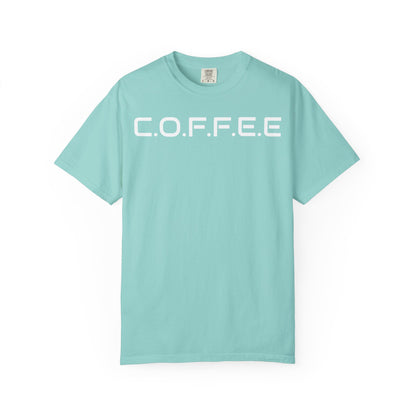 Adult Coffee Christian White Letters & Image
