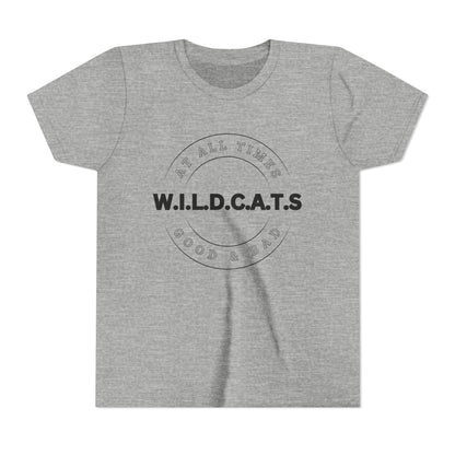 Youth Wildcats Christian Black Letters & Picture