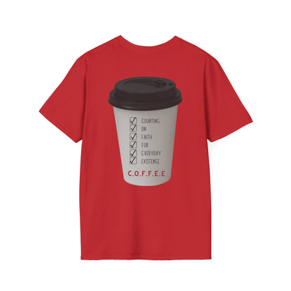 Adult Coffee Christian White Letters & Image