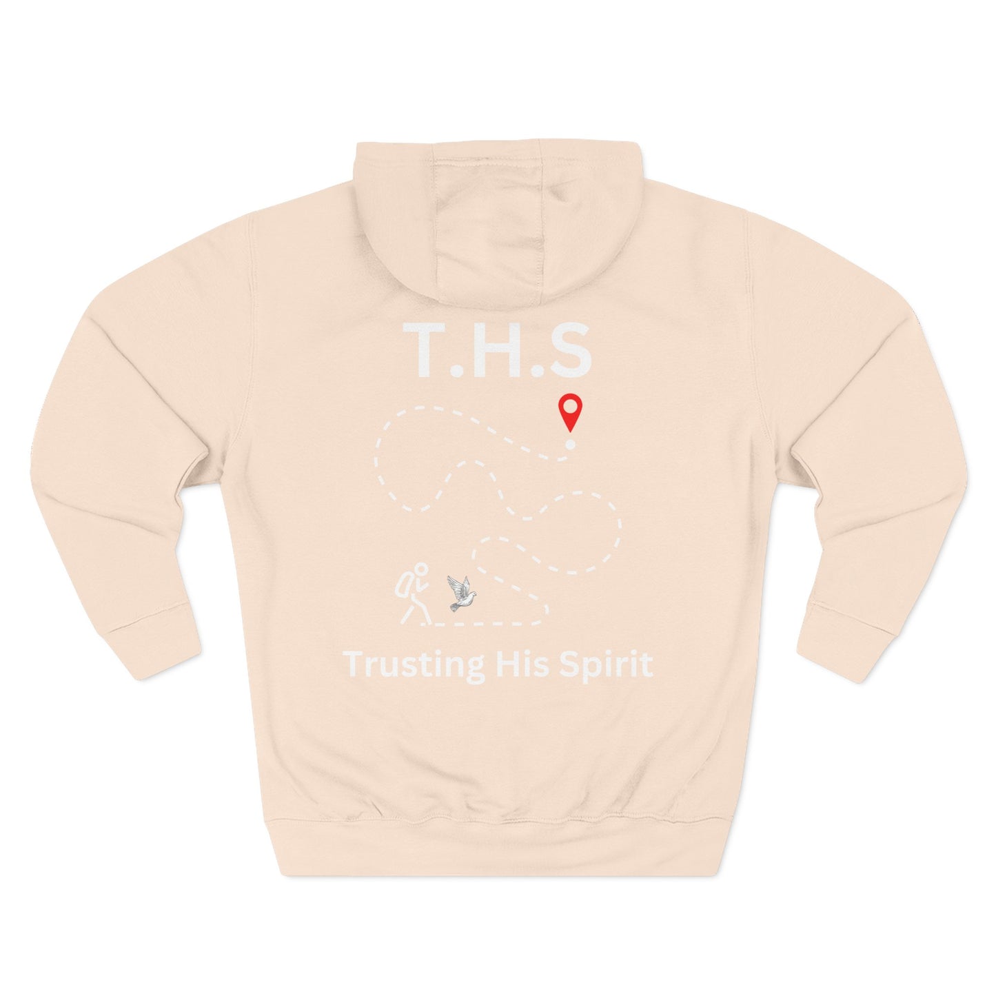 Adult T.H.S Trusting His Spirit Specialty Hoodie White Letters