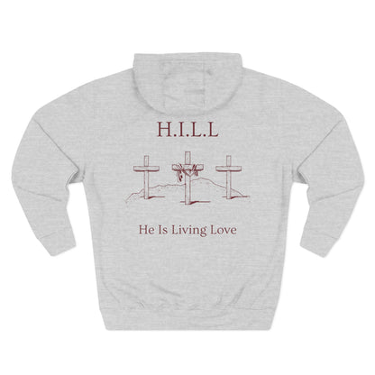 Hill Christian Marron Words Hoodie
