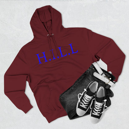 Hill Christian Blue Words Hoodie