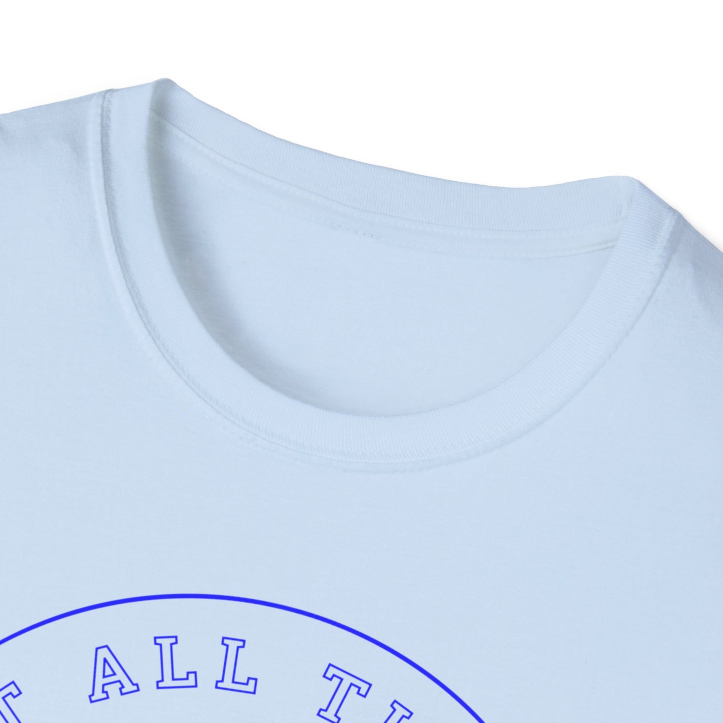 Wildcats Christian Blue Letters & Picture