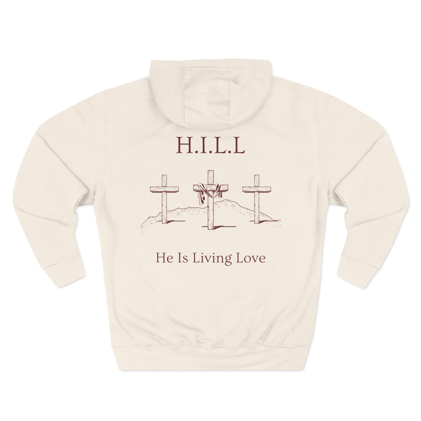 Hill Christian Marron Words Hoodie