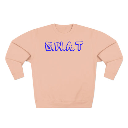 Swat Christian Blue Words Crewneck