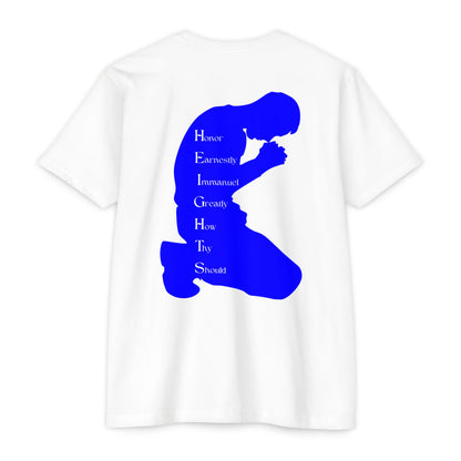 Heights Christian Blue Letters & Image Blended