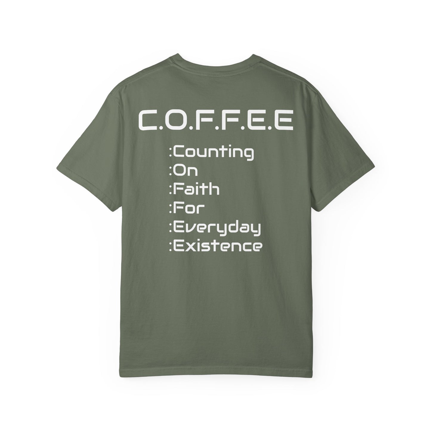 Adult Coffee Christian White Words Only