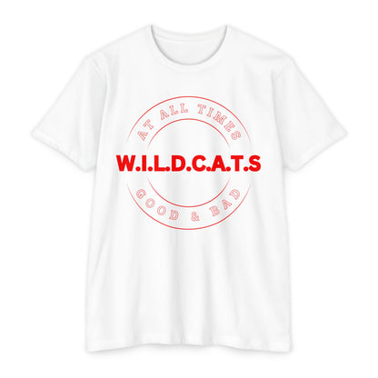 Wildcats Christian Red Letters & Picture