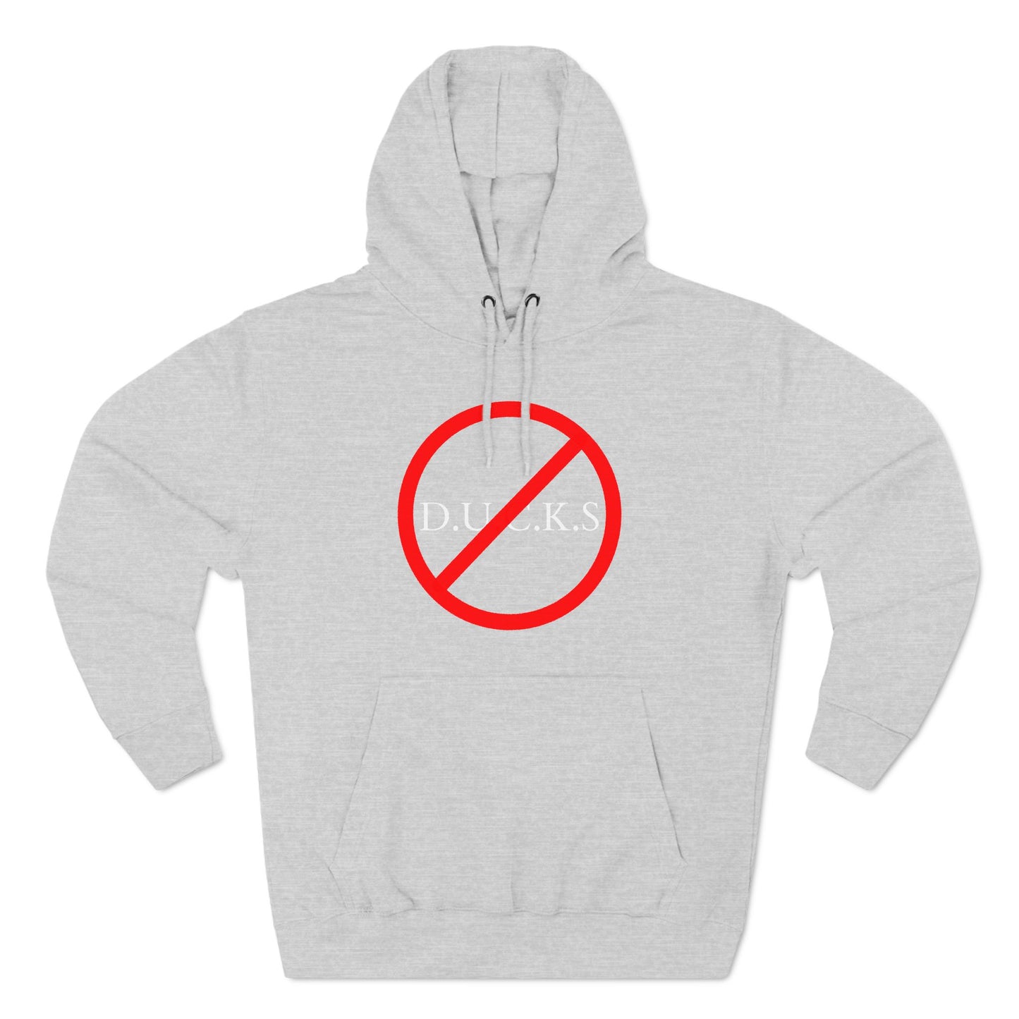 Ducks Christian White Words Hoodie