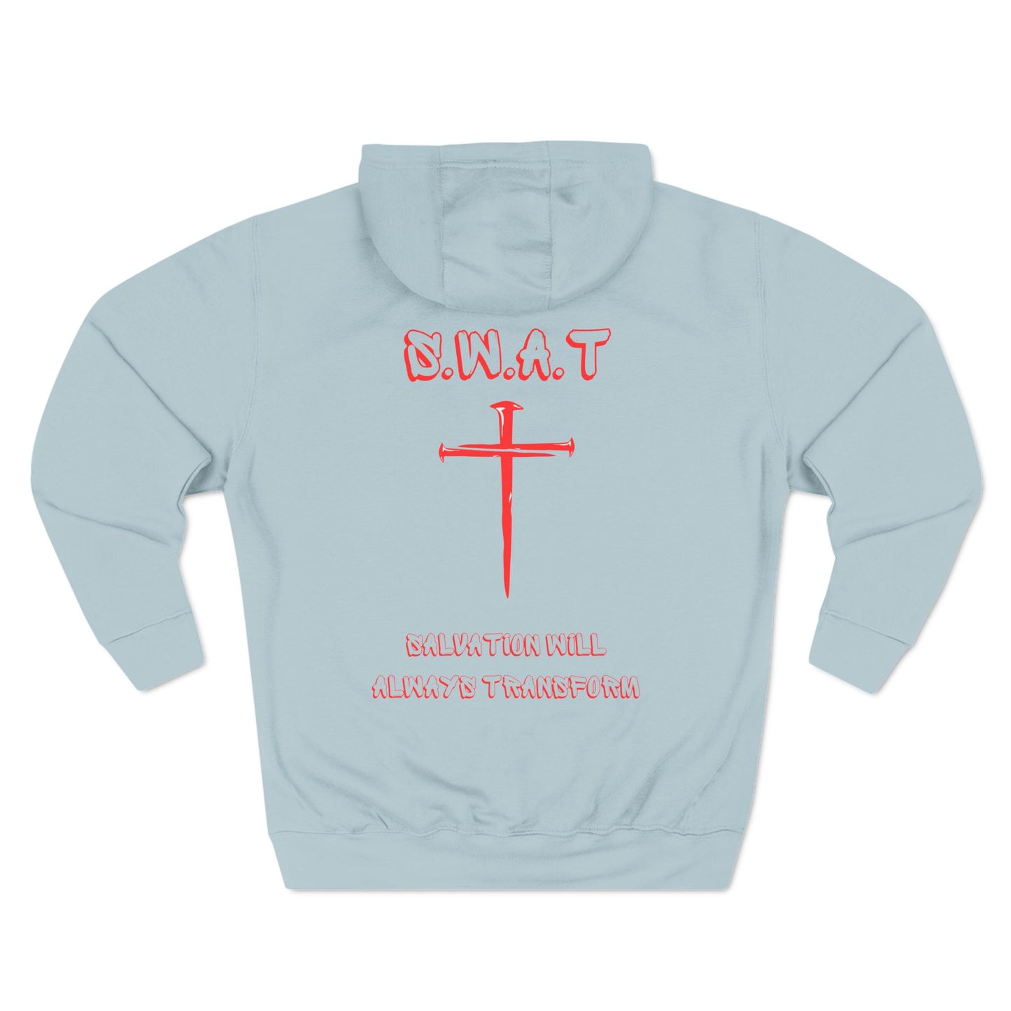 Swat Christian Red Words Hoodie