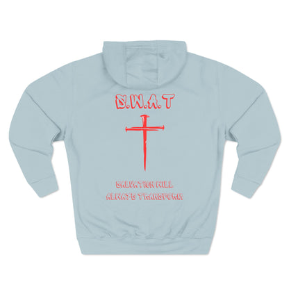 Swat Christian Red Words Hoodie