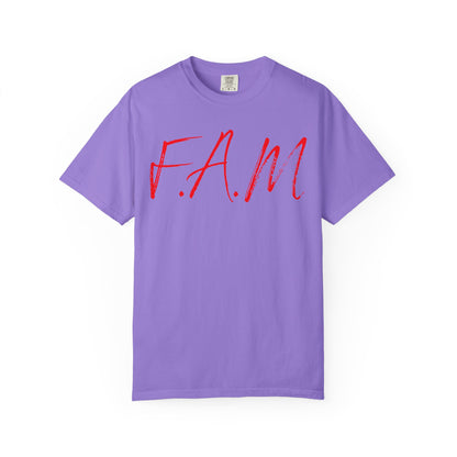 Fam Christian Red Letters & Image