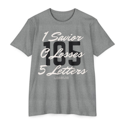 Adult 105 Christian White and Black Letters Blended