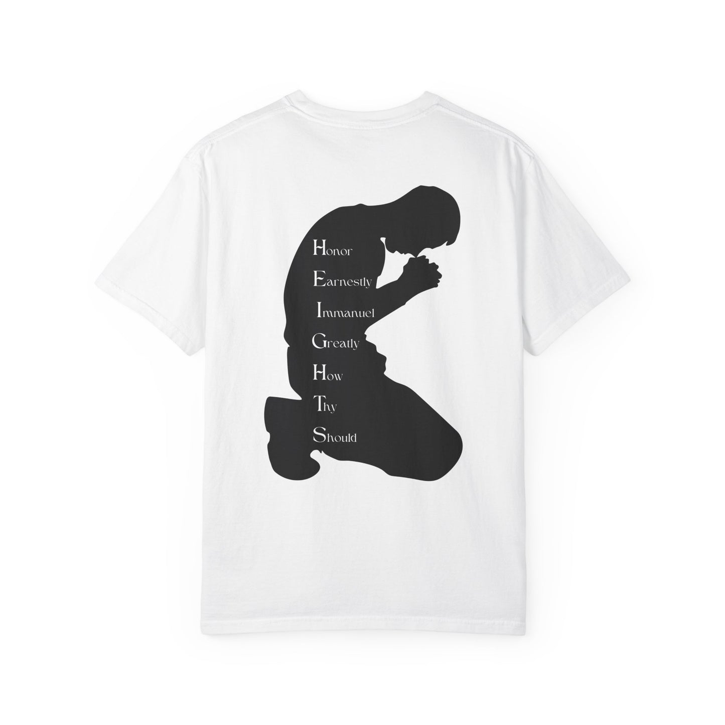 Adult Heights Christian Black Letters & Image Heavyweight