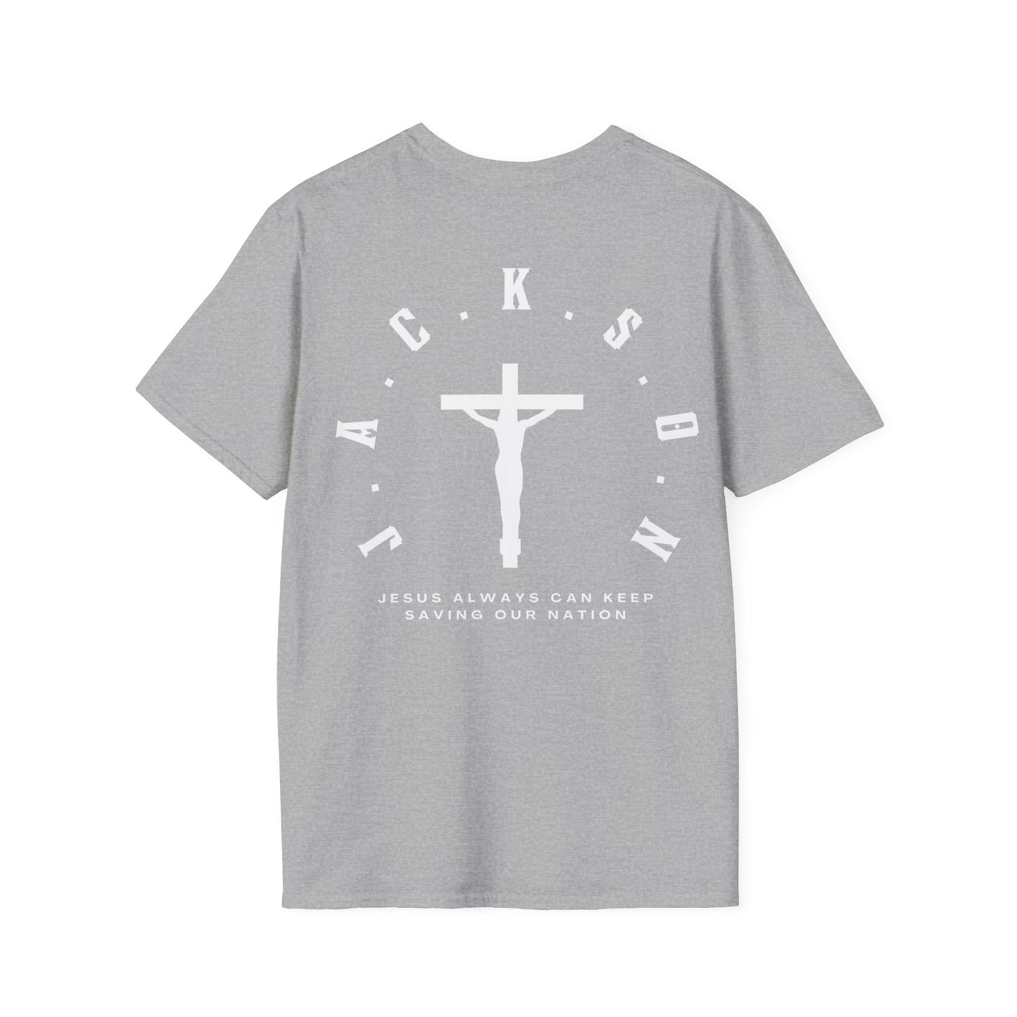 Jackson Believing Christian White Letters & Cross