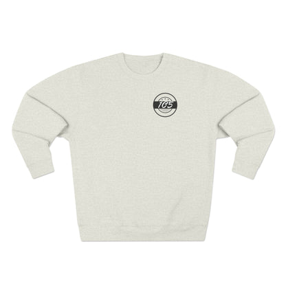 Adult 105 Christian Black and White Letters Crewneck