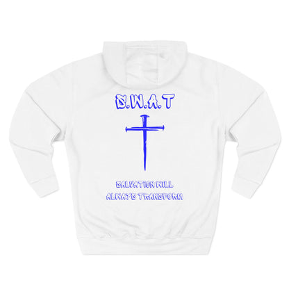 Swat Christian Blue Words Hoodie