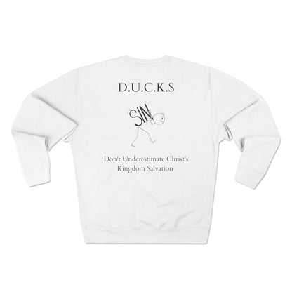 Adult DUCKS Christian Black Crewneck