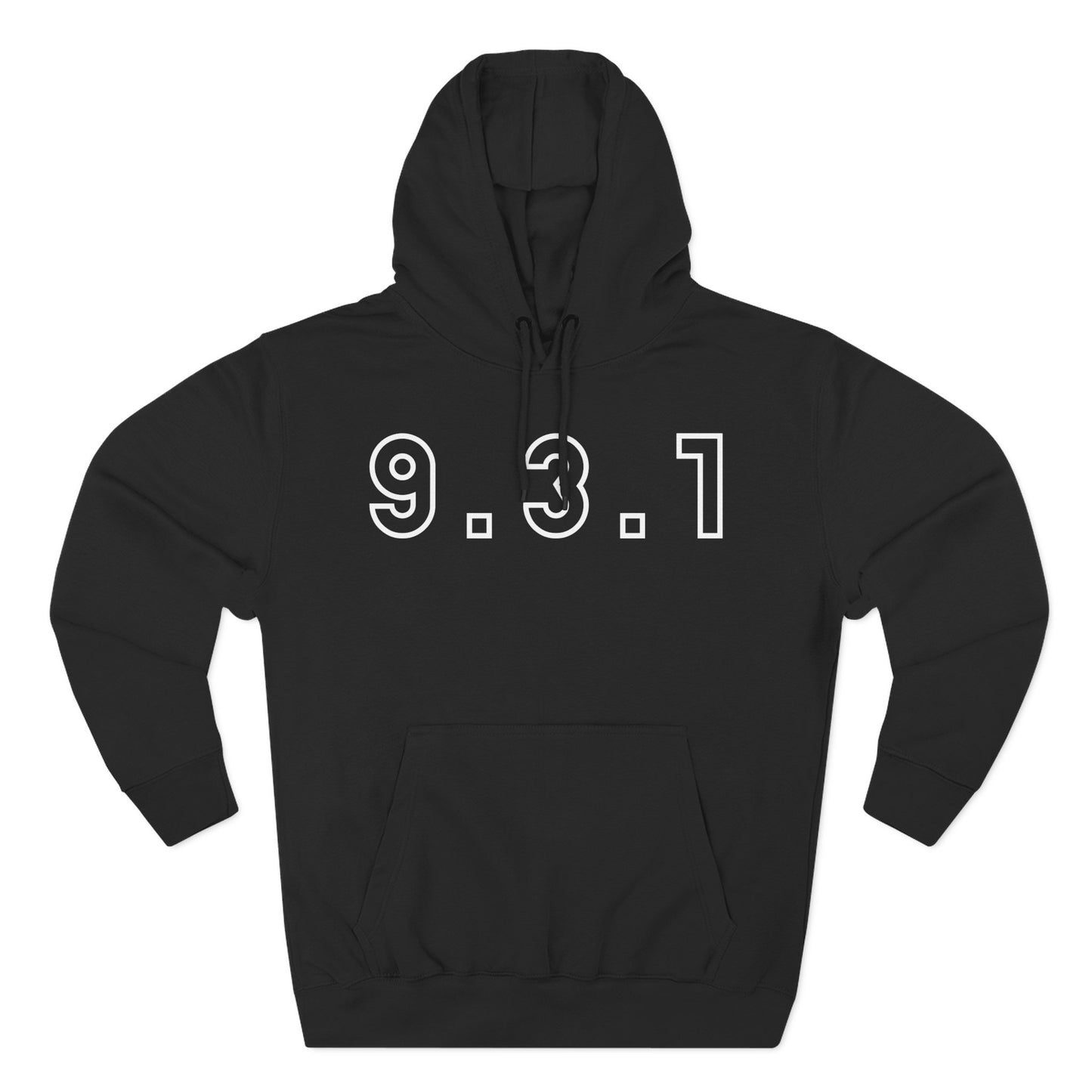 Adult 931 White Pullover Hoodie